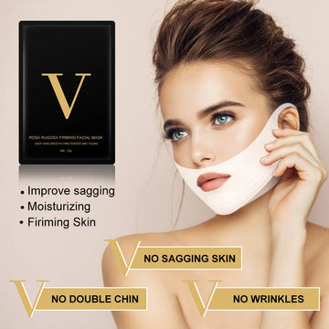 4D V-Shaped Face Lifting Hydrogel Masks Ear & Chin Cheek Lift Slimming Facial Hydrojelly Thin Face Lift Slimmer Mask