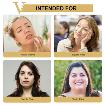 4D V-Shaped Face Lifting Hydrogel Masks Ear & Chin Cheek Lift Slimming Facial Hydrojelly Thin Face Lift Slimmer Mask