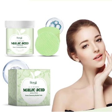 Pore Care Cleansing Pad Malic Acid Exfoliating Pads Facial Sponges Soothes and Refreshes Pores Moisturizes Skin Cleansing Pad