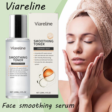 Viareline Smoothing Skin Toner Hydrating Remove Acne Scar and Pigmentation Brightening Skin Tone Daily Care Firming Facial Toner